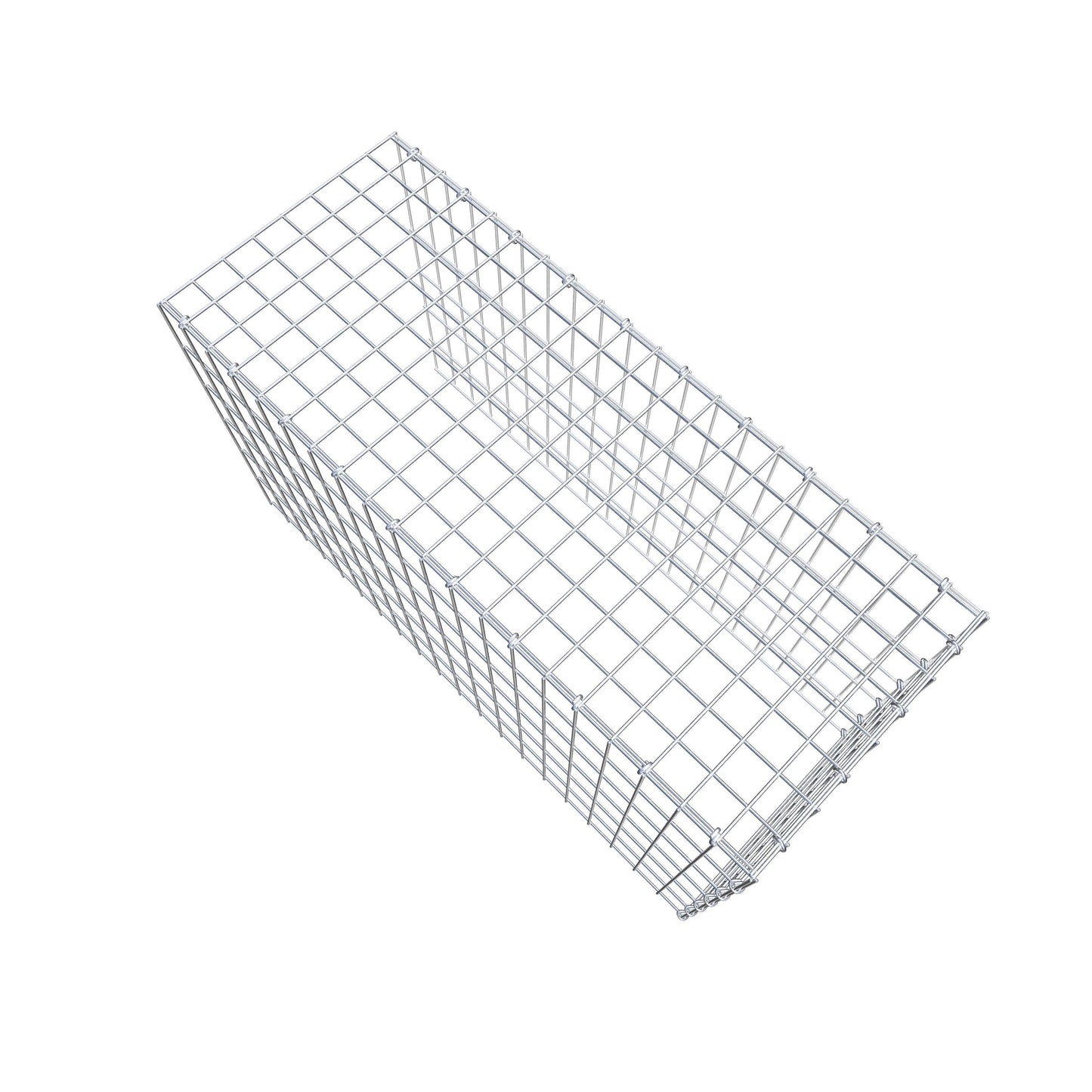 Type 4 oplegkorf 100 cm x 60 cm x 40 cm (L x H x D), maaswijdte 5 cm x 10 cm, C-ring