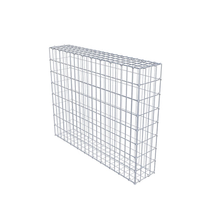 Gabbione 100 cm x 80 cm x 20 cm (L x H x P), maglia 5 cm x 10 cm, anello a C