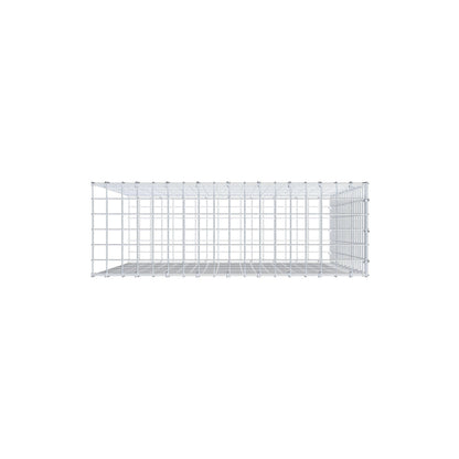 Monterad gabion typ 2 100 cm x 90 cm x 30 cm (L x H x D), maskstorlek 5 cm x 5 cm, C-ring