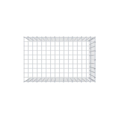 Fourche rapportée type 4 80 cm x 50 cm x 50 cm (L x H x P), mailles 5 cm x 10 cm, anneau C