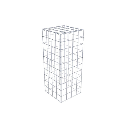 Gavión complementario de tipo 3 100 cm x 40 cm x 40 cm (L x A x P), malla 10 cm x 10 cm, anillo en C