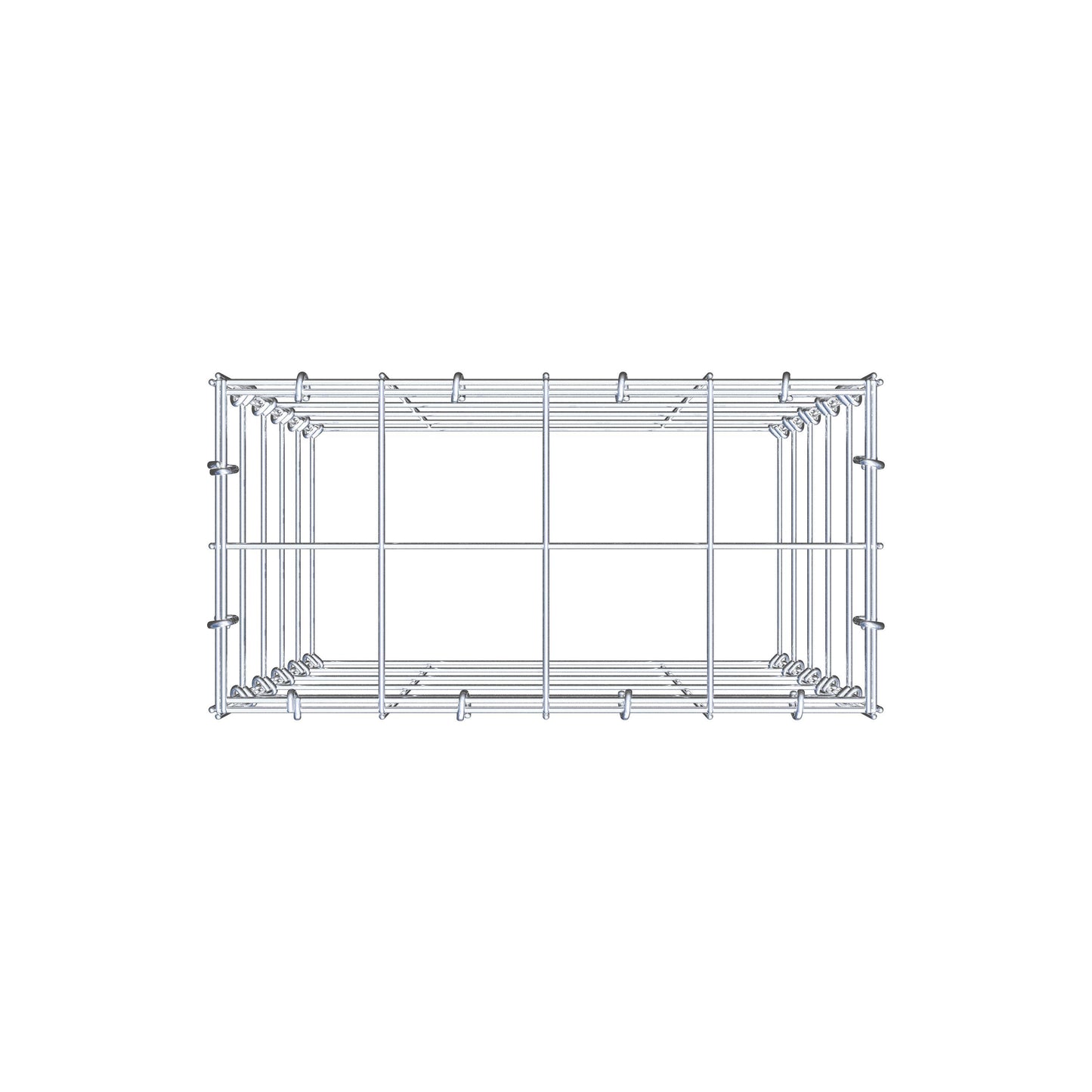 Pila adicional tipo 3 50 cm x 40 cm x 20 cm (L x A x P), malla 10 cm x 10 cm, anillo en C