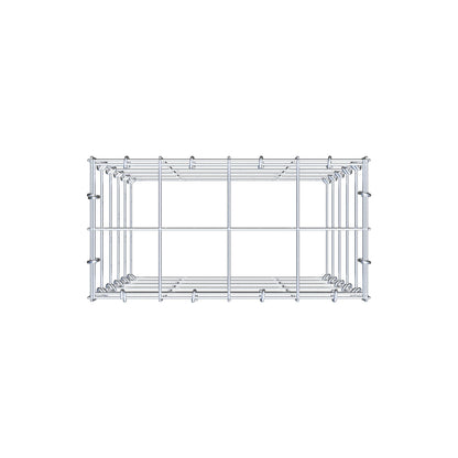 Pila adicional tipo 3 50 cm x 40 cm x 20 cm (L x A x P), malla 10 cm x 10 cm, anillo en C