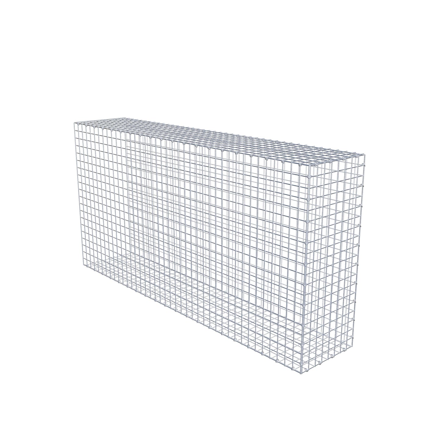 Gavión acoplable tipo 2 200 cm x 100 cm x 40 cm (L x A x P), malla 5 cm x 5 cm, anillo en C