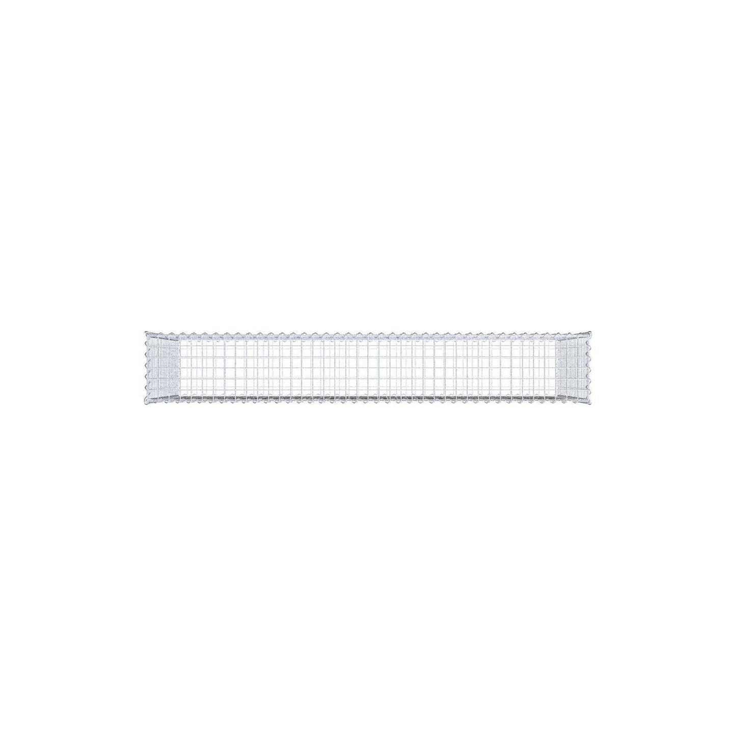 Gavión 200 cm x 100 cm x 30 cm (largo x alto x fondo), malla 5 cm x 5 cm, en espiral