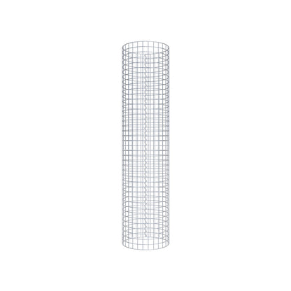 Colonne de gabion ronde 47 cm de diamètre, 200 cm de hauteur, maille 5 cm x 5 cm
