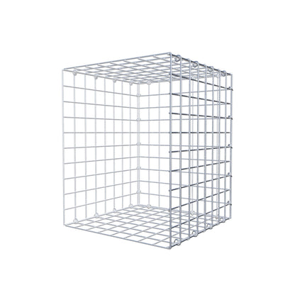 Monteret gabion type 2 50 cm x 40 cm x 40 cm (L x H x D), maskestørrelse 5 cm x 5 cm, C-ring