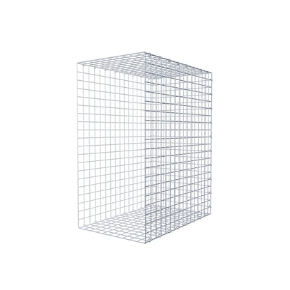Gavión adicional tipo 2 100 cm x 80 cm x 50 cm (L x A x P), malla 5 cm x 5 cm, anillo en C