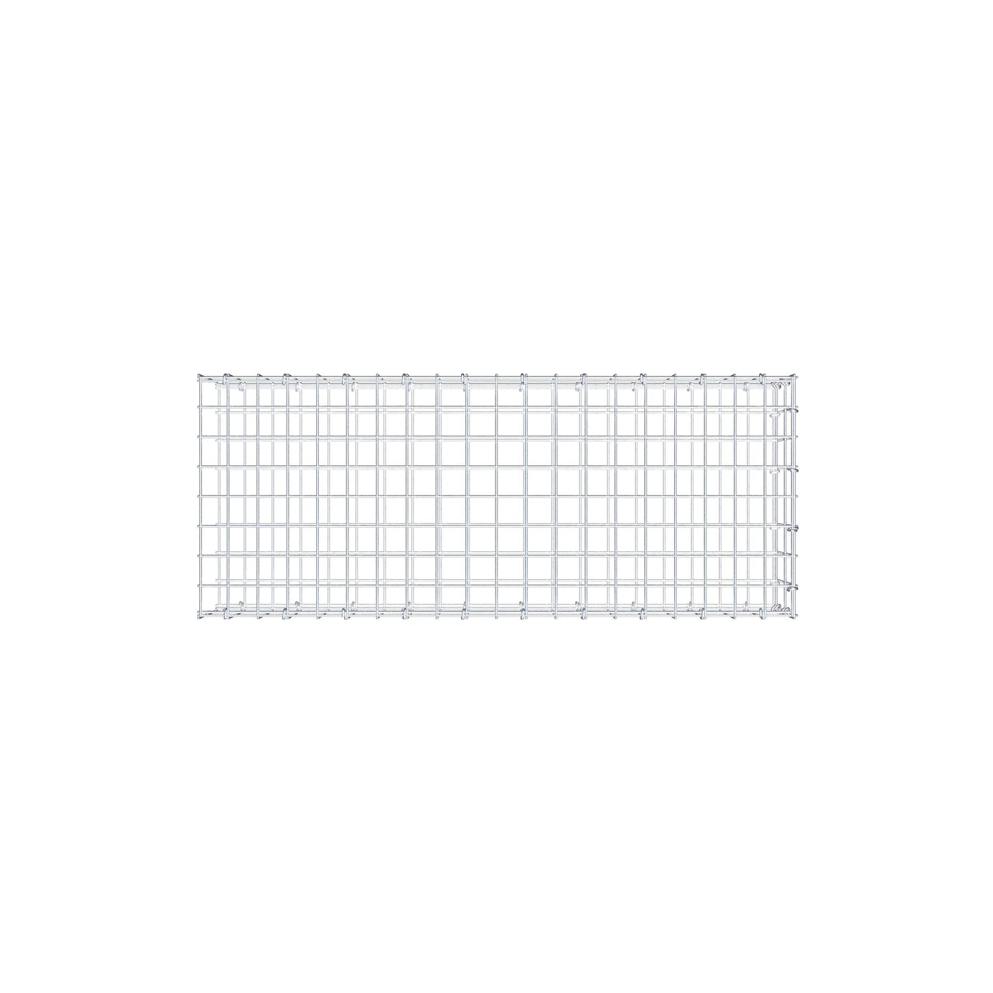 Pila adicional tipo 2 100 cm x 20 cm x 40 cm, malla 5 cm x 10 cm, anillo en C