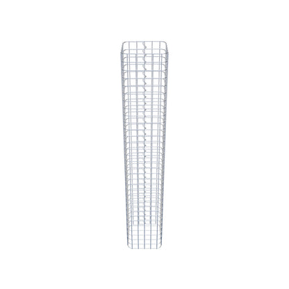 Columna de gaviones angular 27 cm x 27 cm, 160 cm de altura, MW 5 cm x 5 cm