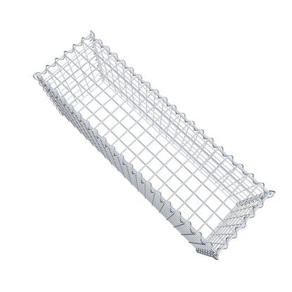Add-on schanskorf type 3 100 cm x 40 cm x 30 cm (L x H x D), maaswijdte 5 cm x 5 cm, spiraalvormig