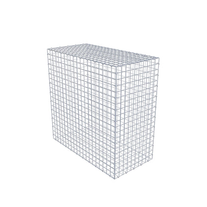 Gavión 100 cm x 100 cm x 50 cm (L x A x P), luz de malla 5 cm x 5 cm, anillo en C