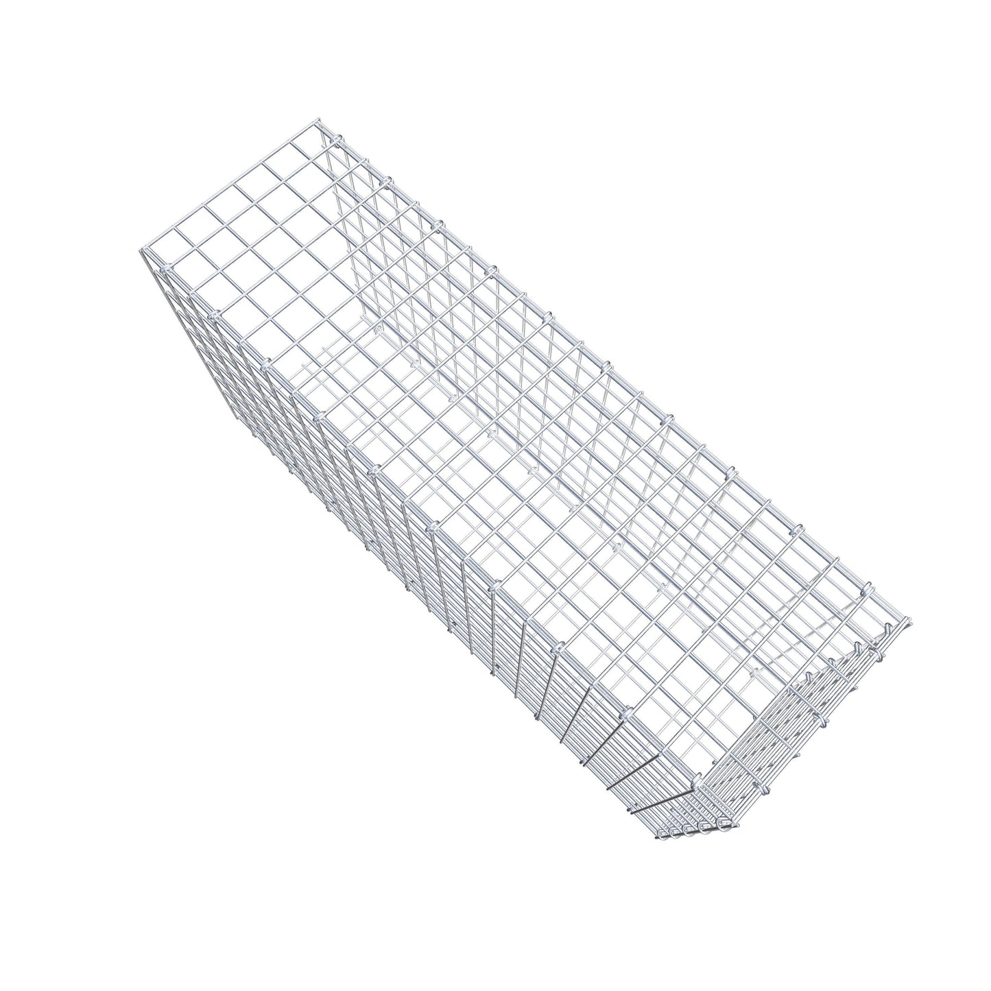 Anbaugabione Typ 2 100 cm x 50 cm x 30 cm (L x H x T), Maschenweite 5 cm x 5 cm, C-Ring