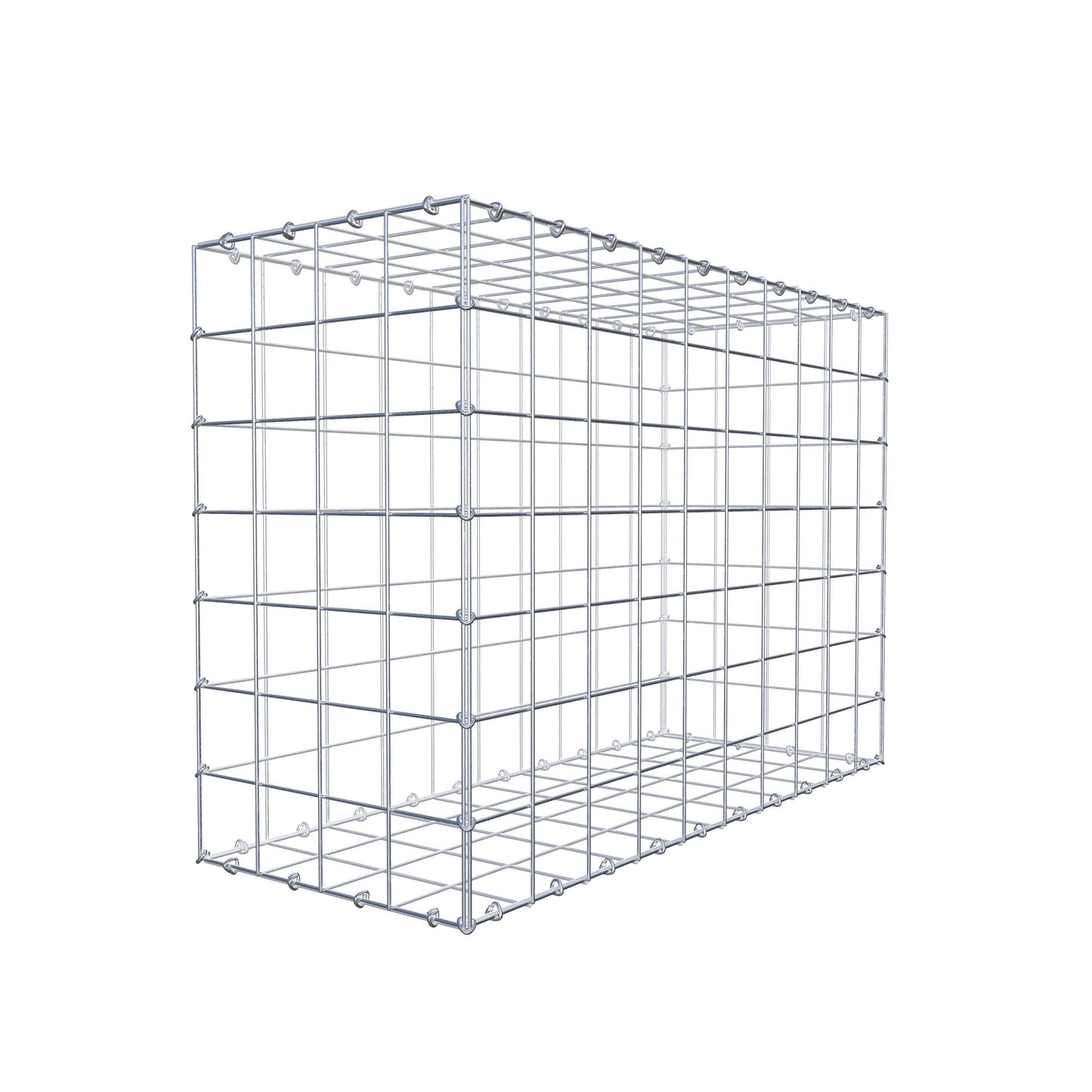 Schanskorf 100 cm x 70 cm x 40 cm (L x H x D), maaswijdte 10 cm x 10 cm, C-ring