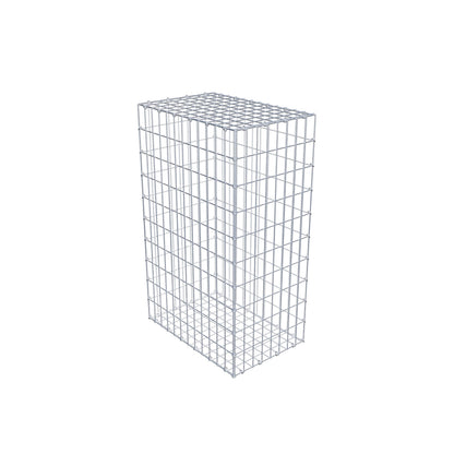Gabione 100 cm x 60 cm x 40 cm (L x H x T), Maschenweite 5 cm x 10 cm, C-Ring