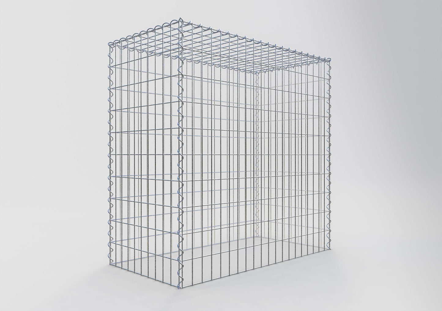 Gavión adicional tipo 3 100 cm x 100 cm x 50 cm (L x A x P), malla 5 cm x 10 cm, en espiral
