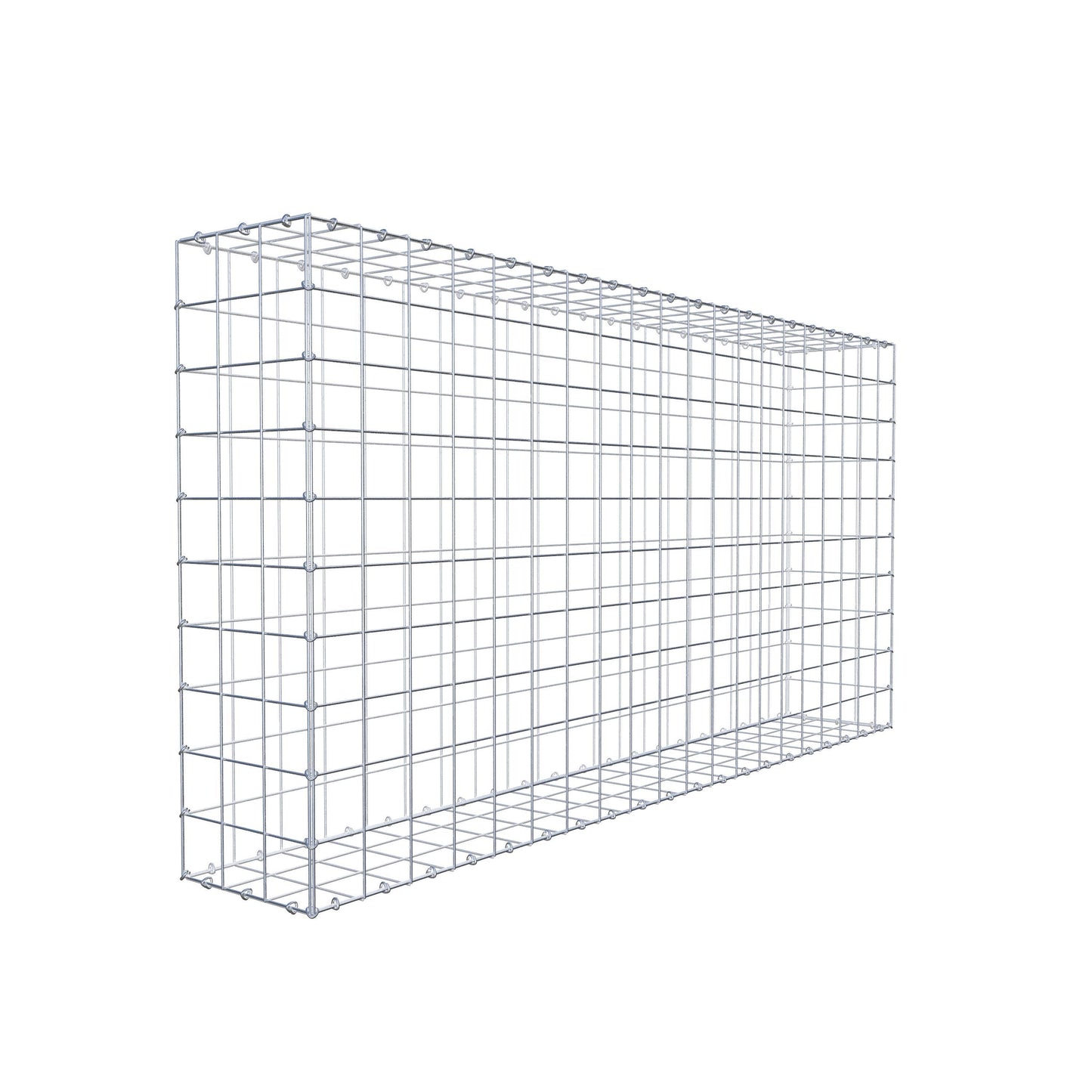 Gabion 200 cm x 100 cm x 30 cm (L x H x D), maskstorlek 10 cm x 10 cm, C-ring