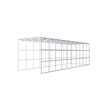 Anbaugabione Typ 4 100 cm x 30 cm x 30 cm (L x H x T), Maschenweite 10 cm x 10 cm, C-Ring
