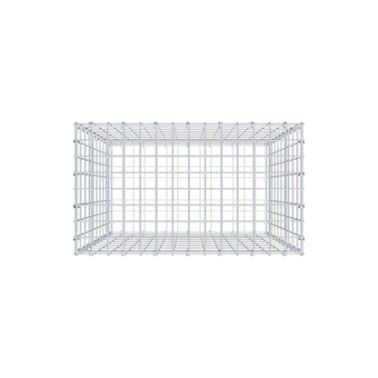Gabion 100 cm x 70 cm x 40 cm (L x H x P), mailles 5 cm x 10 cm, anneau en C