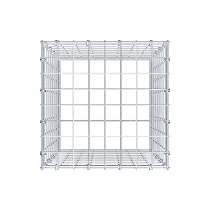 Pila adicional tipo 3 50 cm x 40 cm x 40 cm (L x A x P), malla 5 cm x 5 cm, anillo en C
