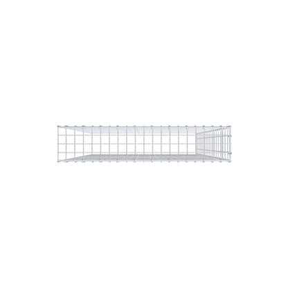 Gavión adicional tipo 4 200 cm x 100 cm x 20 cm (L x A x P), malla 5 cm x 10 cm, anillo en C