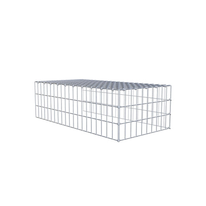 Tilläggspåle typ 4 100 cm x 30 cm x 50 cm (L x H x D), maskstorlek 5 cm x 10 cm, C-ring