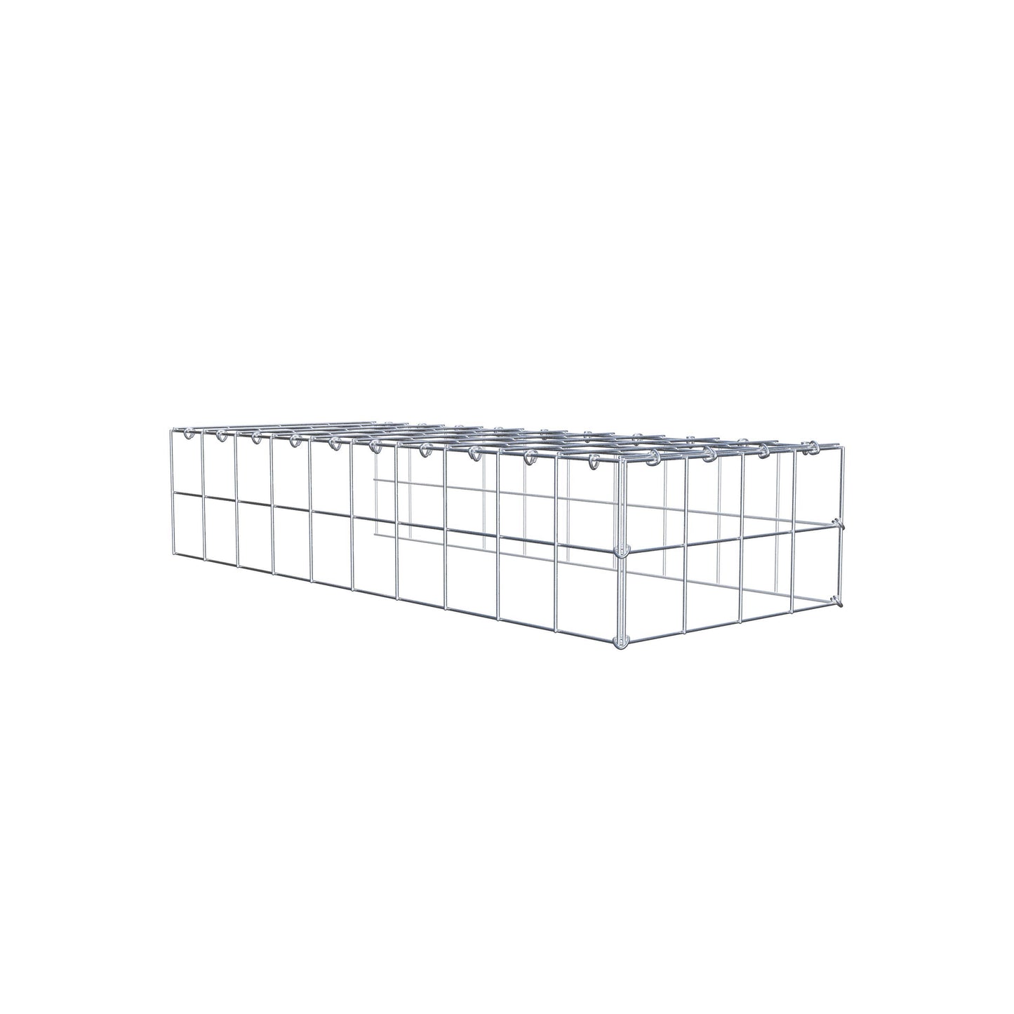Pila adicional tipo 4 100 cm x 20 cm x 40 cm (L x A x P), malla 10 cm x 10 cm, anillo en C