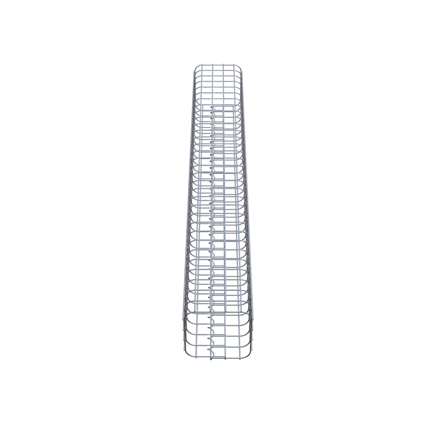 Gabionensäule eckig 22 cm x 22 cm, 160 cm Höhe, MW 5 cm x 5 cm