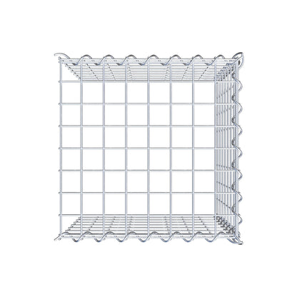 Fourche rapportée type 4 40 cm x 40 cm x 40 cm (L x H x P), mailles 5 cm x 5 cm, spirale