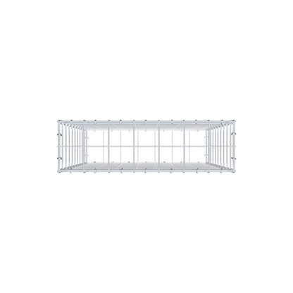 Gabione 100 cm x 70 cm x 20 cm (L x H x T), Maschenweite 10 cm x 10 cm, C-Ring