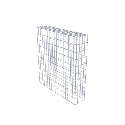 Gavión adicional tipo 4 100 cm x 90 cm x 20 cm (L x A x P), malla 5 cm x 10 cm, anillo en C