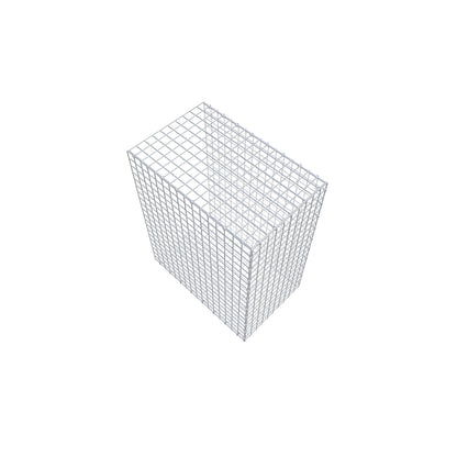 Gavión adicional tipo 2 100 cm x 80 cm x 50 cm (L x A x P), malla 5 cm x 5 cm, anillo en C