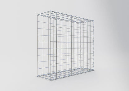 Gavión adulto tipo 2 100 cm x 90 cm x 30 cm (largo x alto x profundidad), tamaño de malla 10 cm x 10 cm, espiral