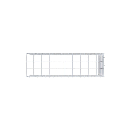 Gabbione aggiuntivo tipo 4 100 cm x 50 cm x 30 cm (L x H x P), maglia 10 cm x 10 cm, anello a C
