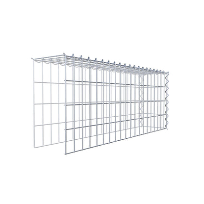 Gabbione aggiuntivo tipo 4 100 cm x 40 cm x 20 cm (L x H x P), maglia 5 cm x 10 cm, spirale