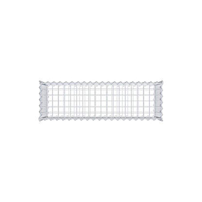 Gabbione 100 cm x 40 cm x 30 cm (L x H x P), maglia 5 cm x 5 cm, spirale