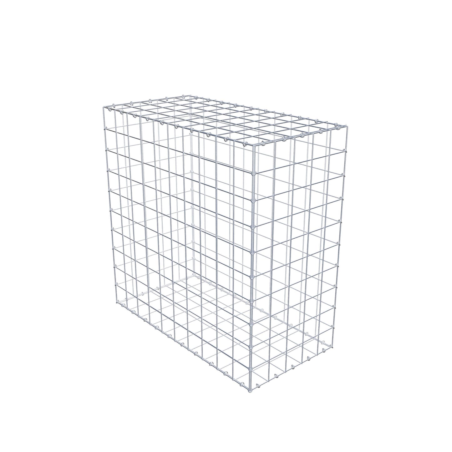 Schanskorf 100 cm x 100 cm x 50 cm (L x H x D), maaswijdte 10 cm x 10 cm, C-ring
