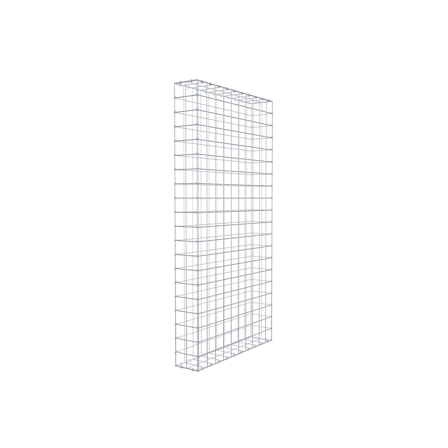 Gavión 200 cm x 100 cm x 20 cm (L x A x P), malla 10 cm x 10 cm, anillo en C