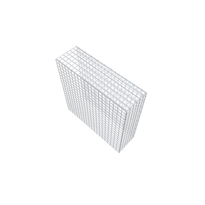 Mounted gabion type 4 100 cm x 100 cm x 30 cm (L x H x D), mesh size 5 cm x 5 cm, C-ring