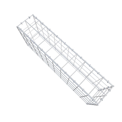 Gavión complementario de tipo 3 100 cm x 40 cm x 20 cm (L x A x P), malla 10 cm x 10 cm, anillo en C