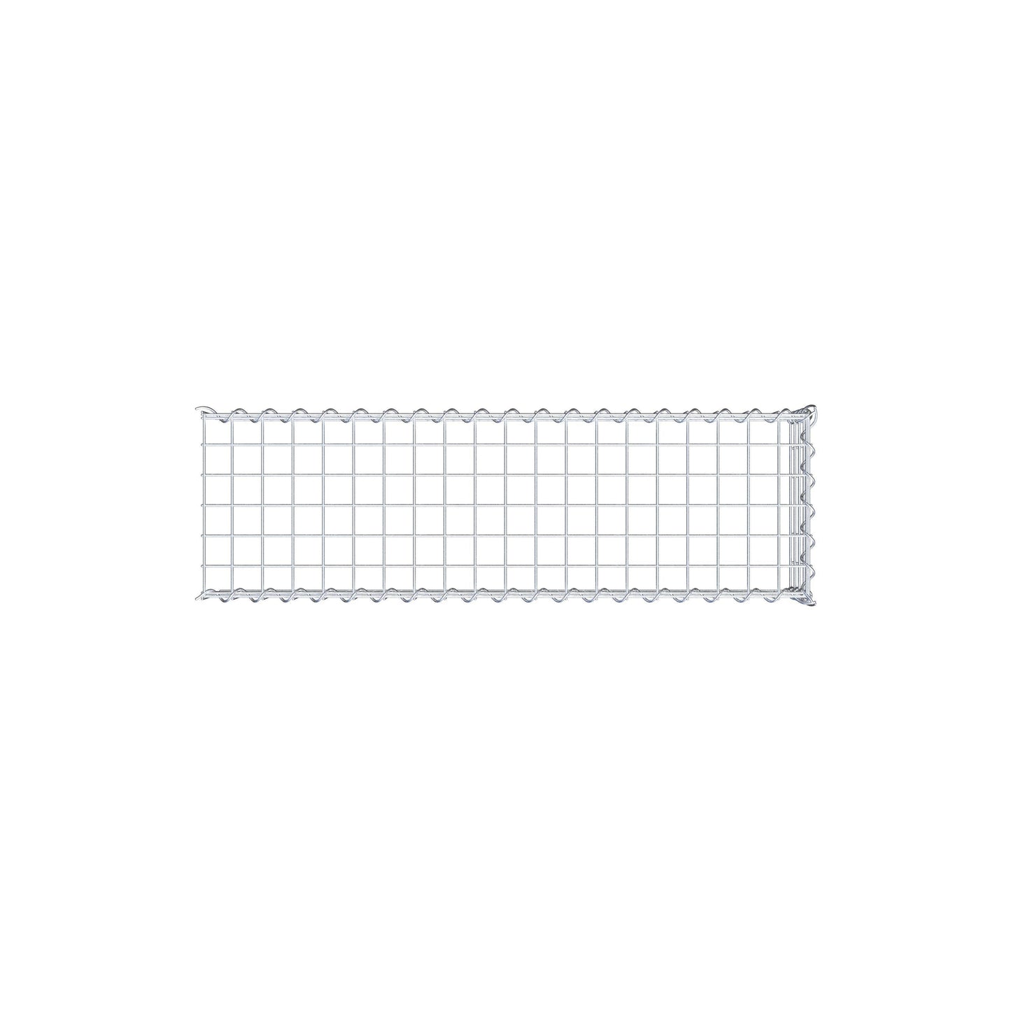 Gavión complementario tipo 4 100 cm x 20 cm x 30 cm (L x A x P), malla 5 cm x 5 cm, espiral