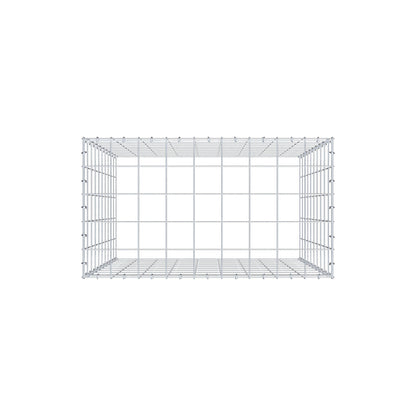 Gavión complementario de tipo 3 100 cm x 90 cm x 50 cm (L x A x P), malla 10 cm x 10 cm, anillo en C