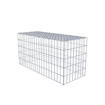 Gavión complementario de tipo 3 100 cm x 50 cm x 40 cm (L x A x P), malla 5 cm x 10 cm, anillo en C