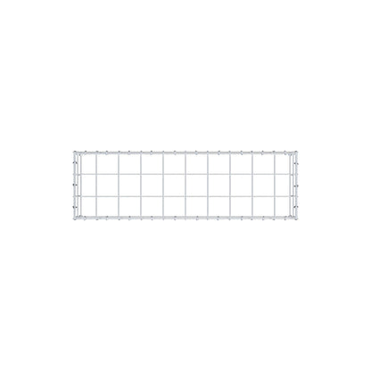 Monteret gabion type 3 100 cm x 20 cm x 30 cm (L x H x D), maskestørrelse 10 cm x 10 cm, C-ring
