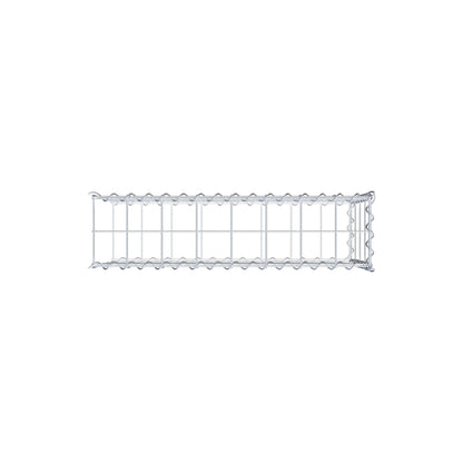 Gabion rapporté type 2 80 cm x 40 cm x 20 cm (L x H x P), mailles 10 cm x 10 cm, spirale