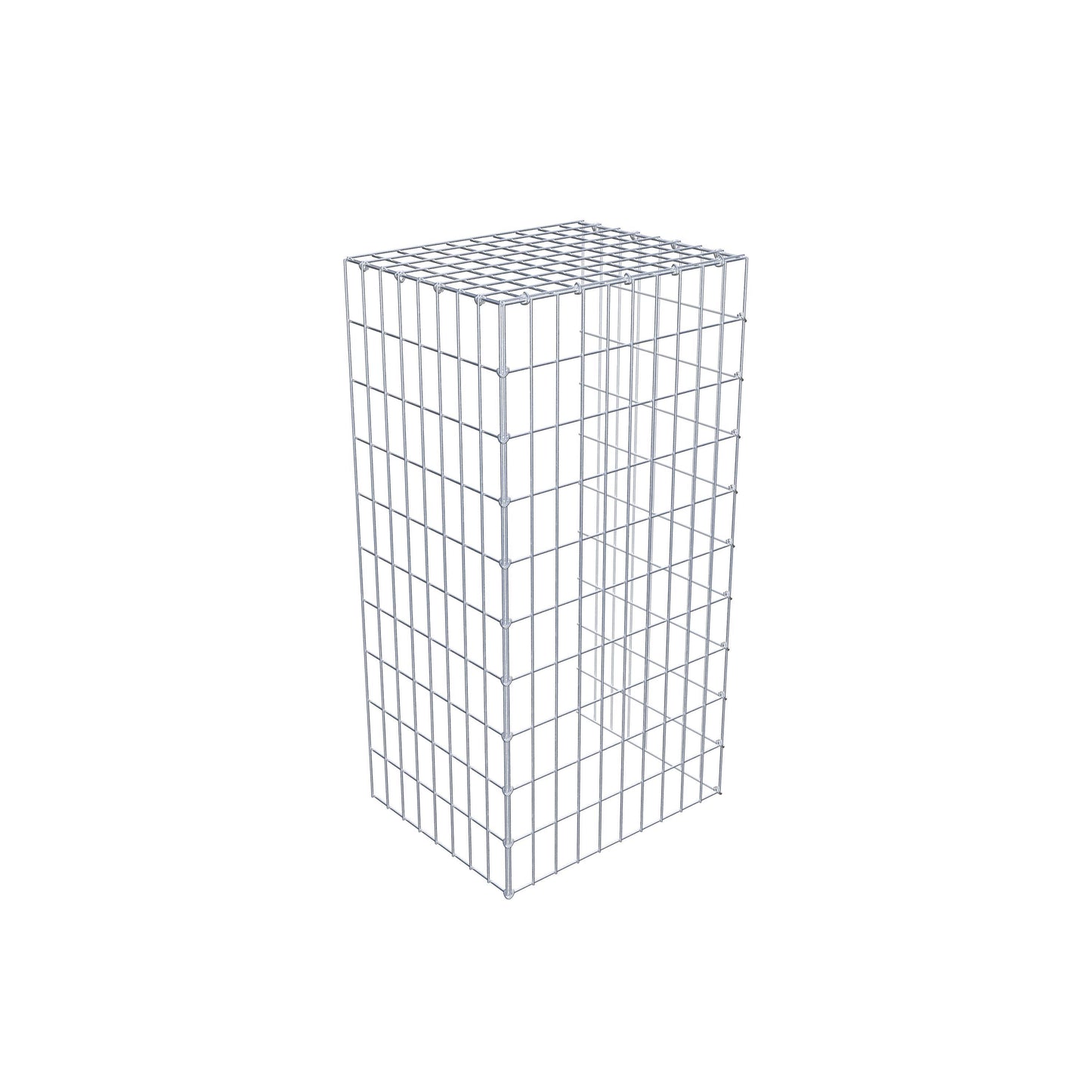 Pila adicional tipo 4 100 cm x 40 cm x 50 cm (L x A x P), malla 5 cm x 10 cm, anillo en C