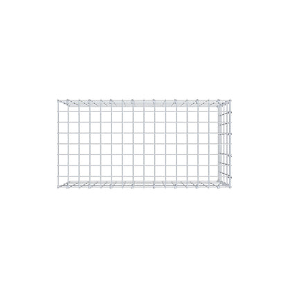 Monteret gabion type 4 80 cm x 40 cm x 40 cm (L x H x D), maskestørrelse 5 cm x 10 cm, C-ring