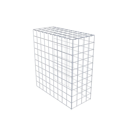 Gabião Tipo 4 100 cm x 90 cm x 40 cm (C x A x P), malhagem 10 cm x 10 cm, anel C