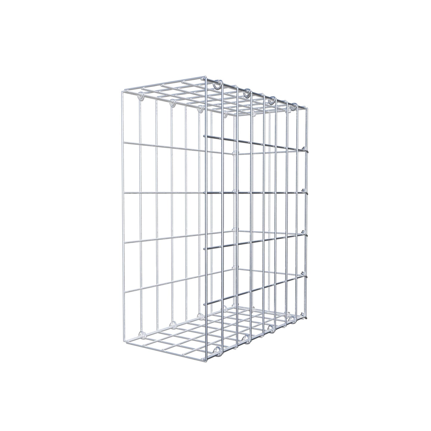 Anbaugabione Typ 2 50 cm x 40 cm x 20 cm, Maschenweite 5 cm x 10 cm, C-Ring