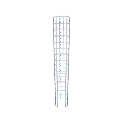 Colonne de gabion carrée 22 cm x 22 cm, 160 cm de hauteur, MW 5 cm x 10 cm